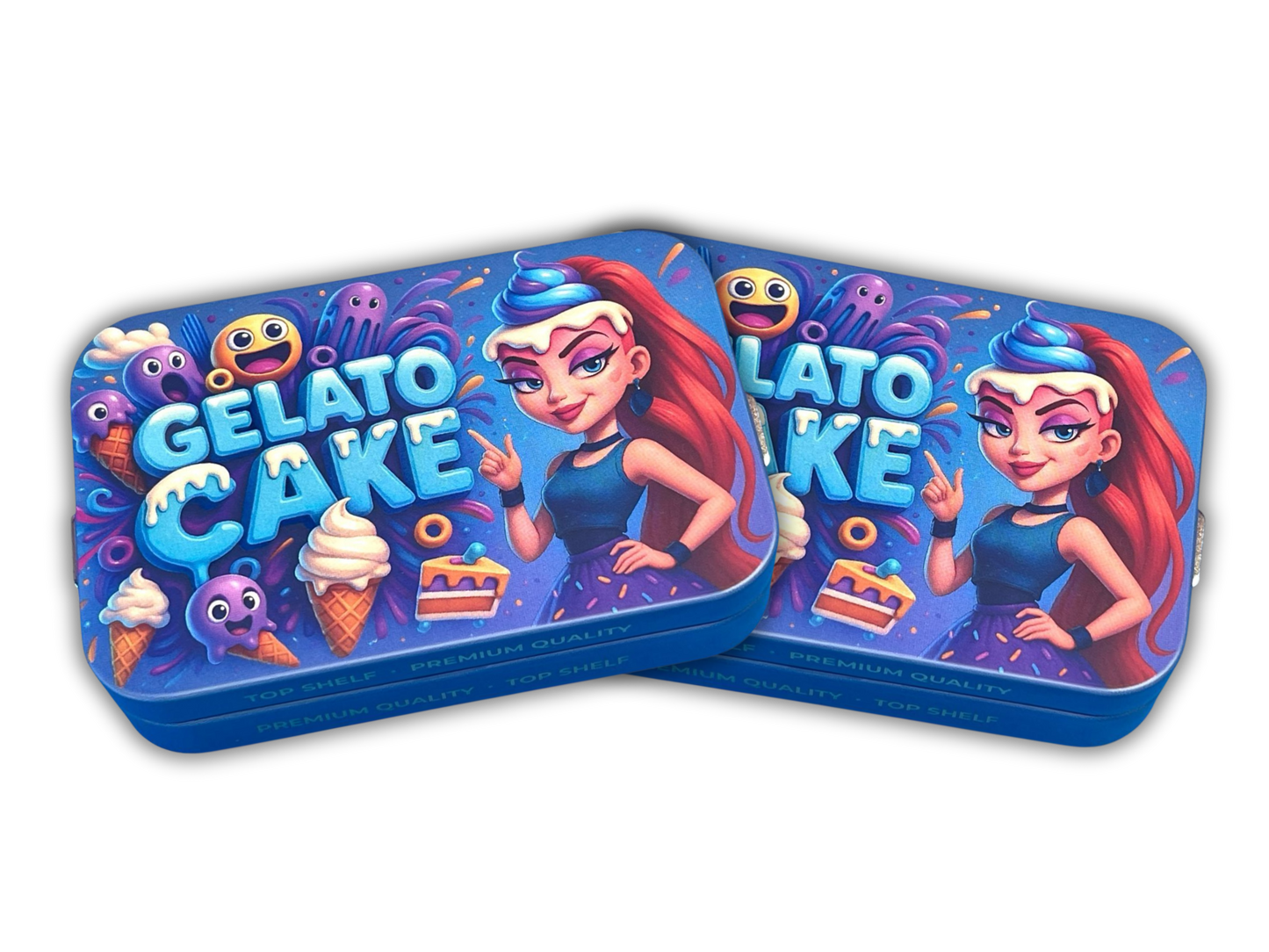 Gelato Cake Tin Can