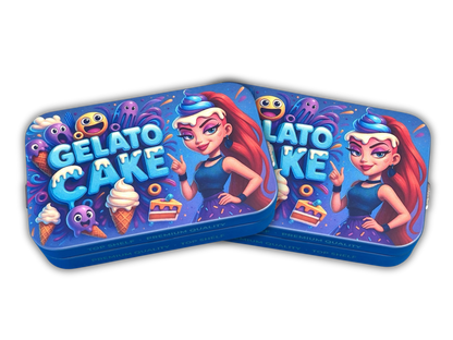 Gelato Cake Tin Can