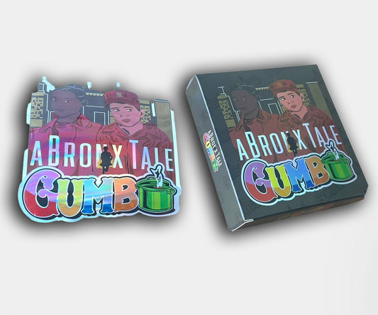 Gumbo A Bronx Tale Holographic 3.5g Mylar Bag with BOX
