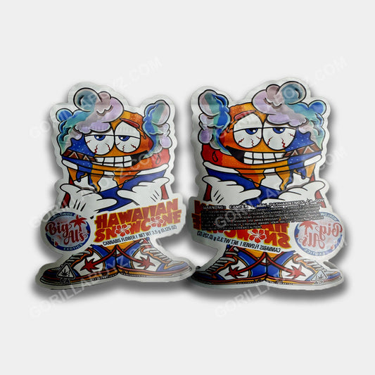 Hawaiian Snowcone mylar bags 3.5 grams