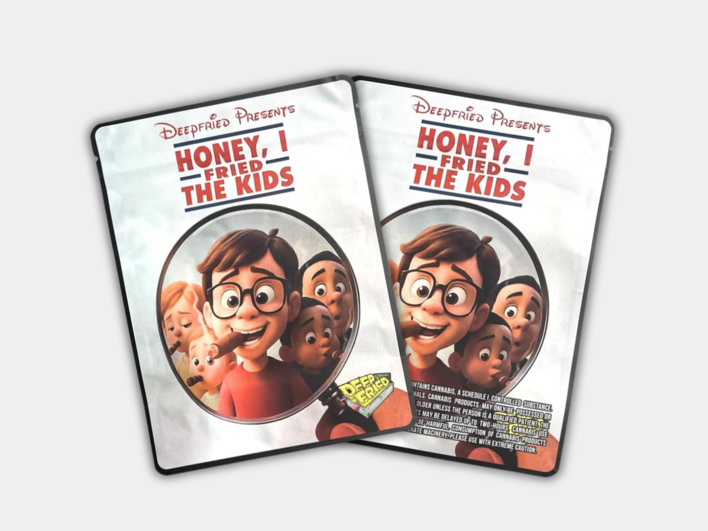 Honey, I Fried the Kids Deep Fried Sticker (1oz) Mylar Bag
