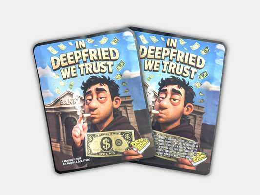 In Deepfried We Trust 3.5G Mylar Bag