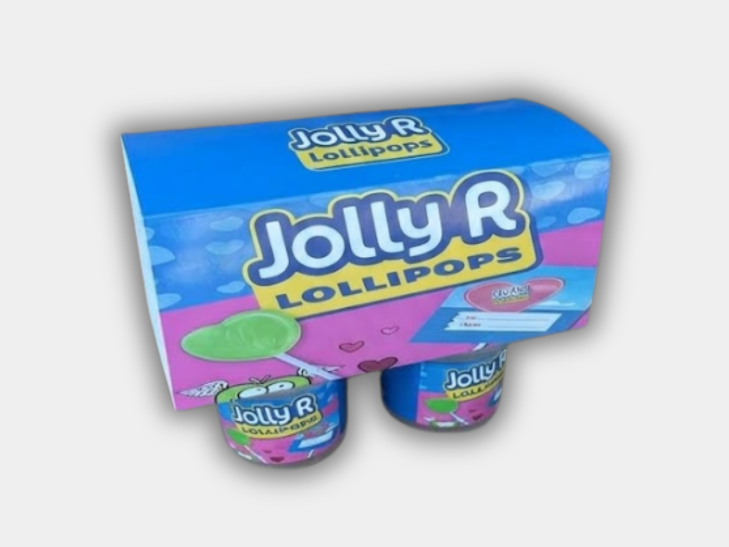 Jolly R Lollipops 4 Jar Set with Box (3.5g Yogurt Jar Set)