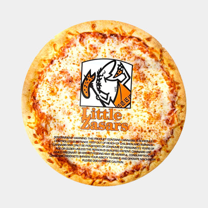 Little Zasars Pizza Box with Mylar Bags 3.5g Box Packaging