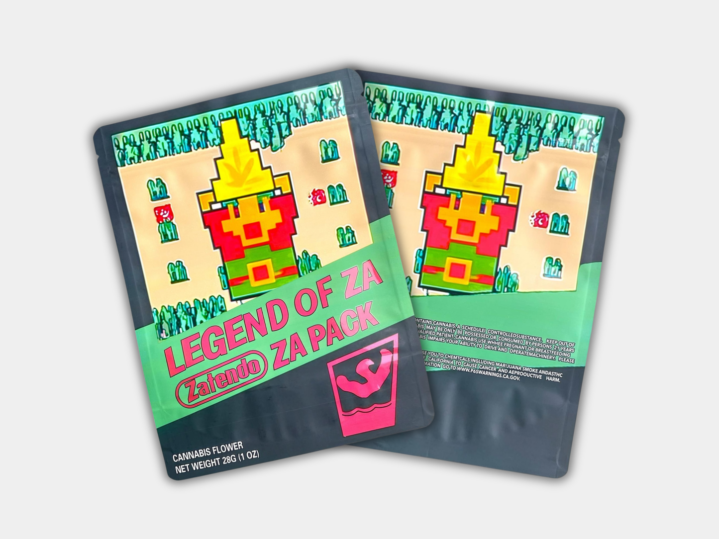 Legend of Za Zatendo Za Pack 1oz Mylar Bag