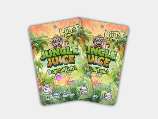 Liit Exotics Jungle Juice Tropical Twist EMPTY Mylar Bag 1000 MG
