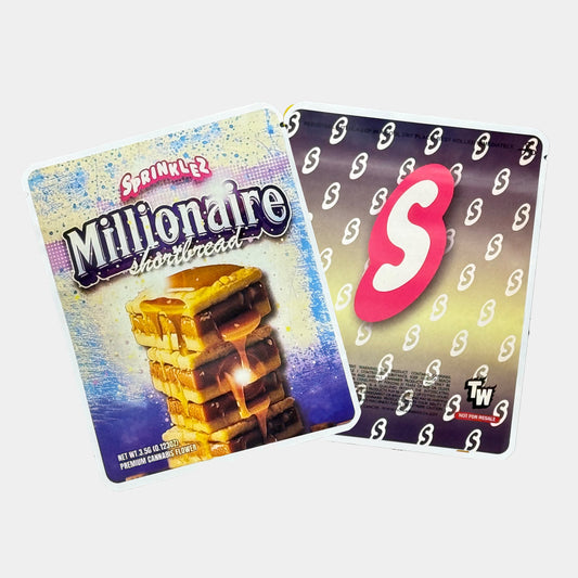 Millionaire Shortbread Sprinkles Mylar Bag 3.5 Grams 