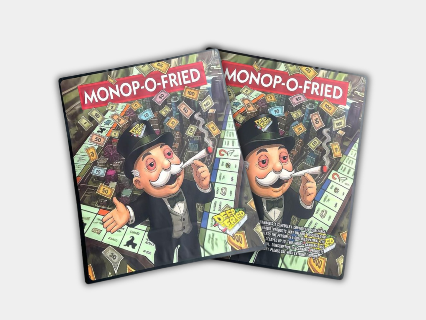 Monop-O-Fried Deep Fried Sticker Bag (16oz) 1lb Mylar Bag