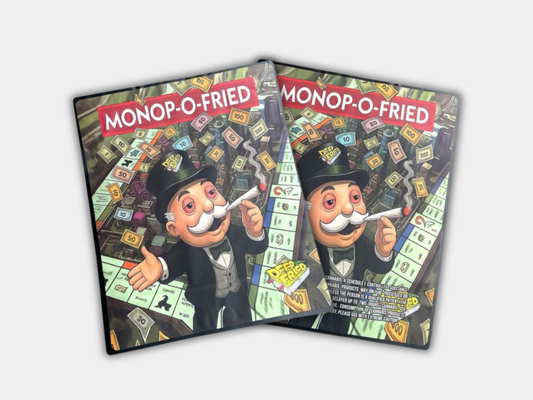 Monop-O-Fried Deep Fried Sticker Bag (16oz) 1lb Mylar Bag