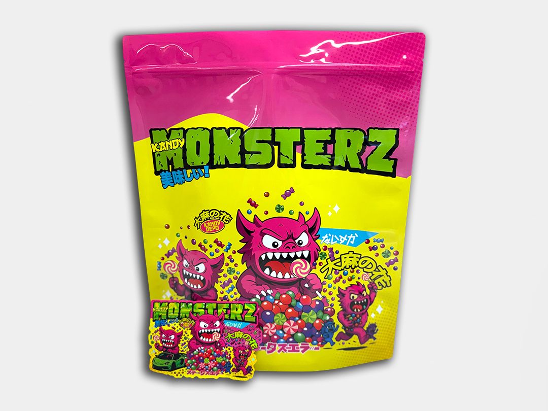 Monsterz Combo Mylar Bag Set (1 lb + 128 3.5g)