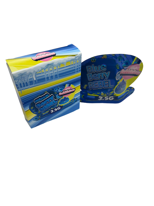 Blue Berry Rebel 3.5g Mylar Bag with BOX