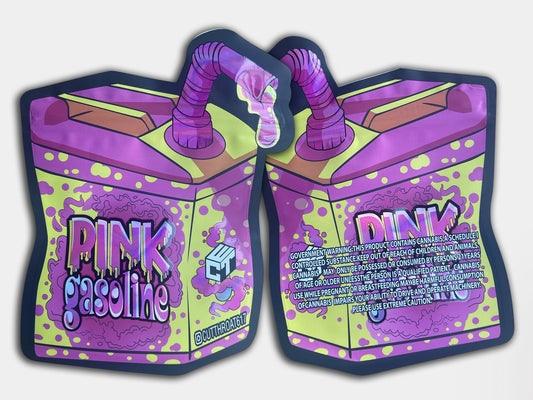 Pink Gasoline 3.5G Mylar Bag