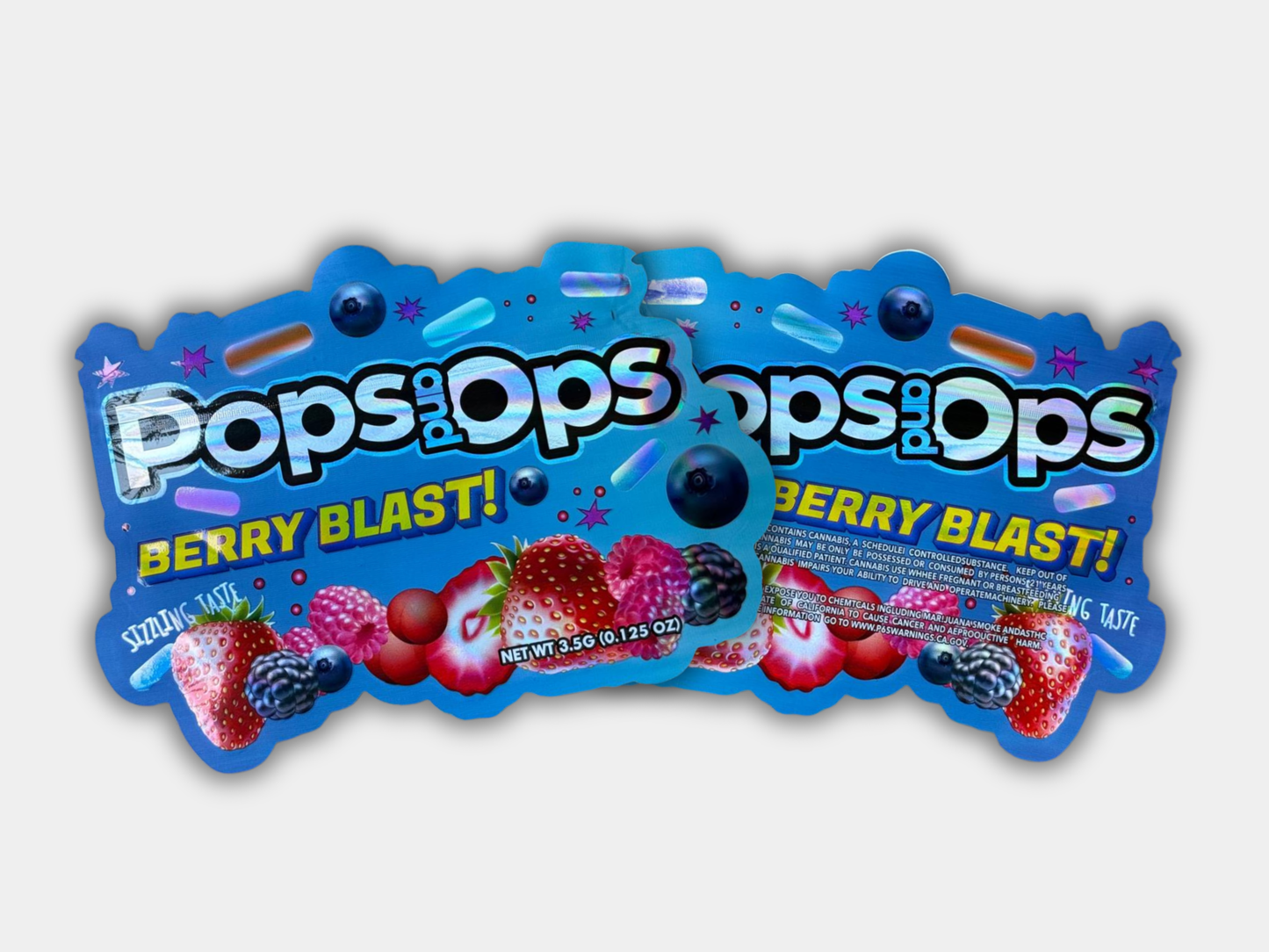 Pops & Ops Berry Blast 3.5G Mylar Bag