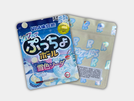 Puchao Ball White Soda Edibles 3.5g Mylar Bag