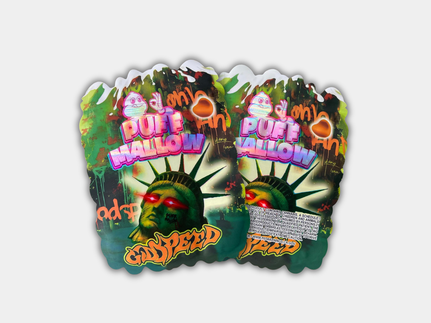 Puff Mallow Godspeed 3.5G Mylar Bag