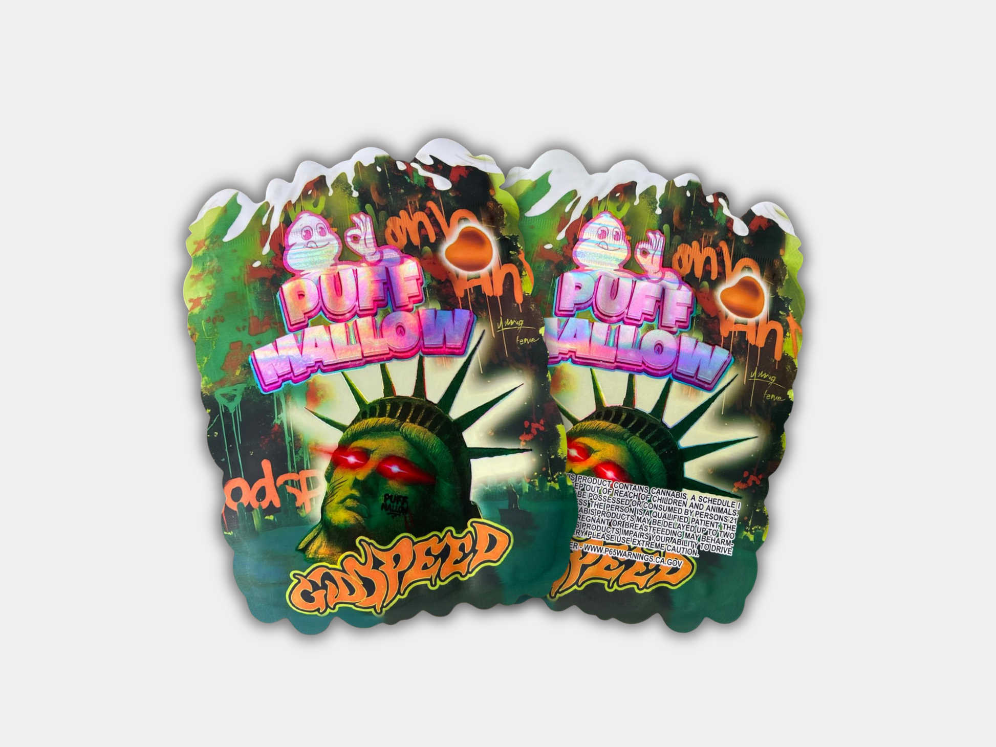 Puff Mallow Godspeed 3.5G Mylar Bag