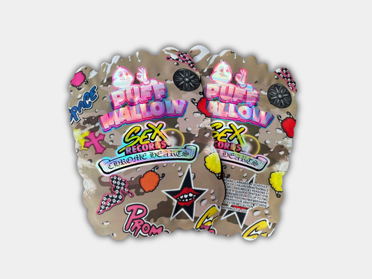 Puff Mallow Sex Records Chrome Hearts 3.5G Mylar Bag