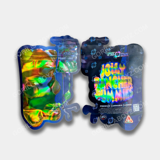 Rancher Gummies Mylar bag designed for 3.5 grams. This smell-proof packaging preserves freshness and potency while offering an eye-catching storage solution.