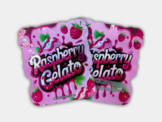 Raspberry Gelato 3.5G Mylar Bag