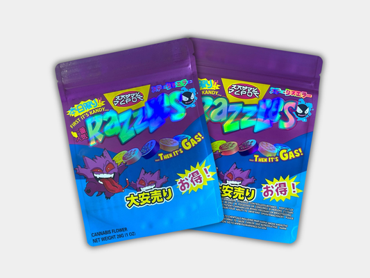 Razzles 28G (1oz) Mylar Bag