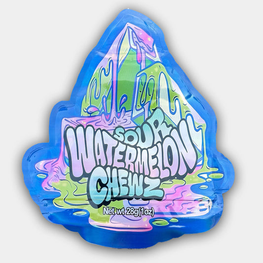 Sour Watermelon Chewz Mylar Bag 1 Ounce 