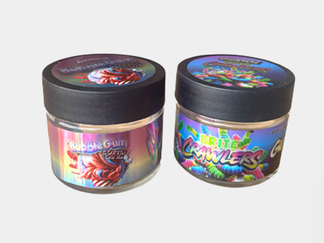 VARIETY PACK SPRINKLEZ GLASS JARS - 32 DESIGNS WITH MASTER BOX (EMPTY JARS)