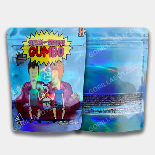 Stack or Starve Gumbo 2 mylar bags 3.5 grams