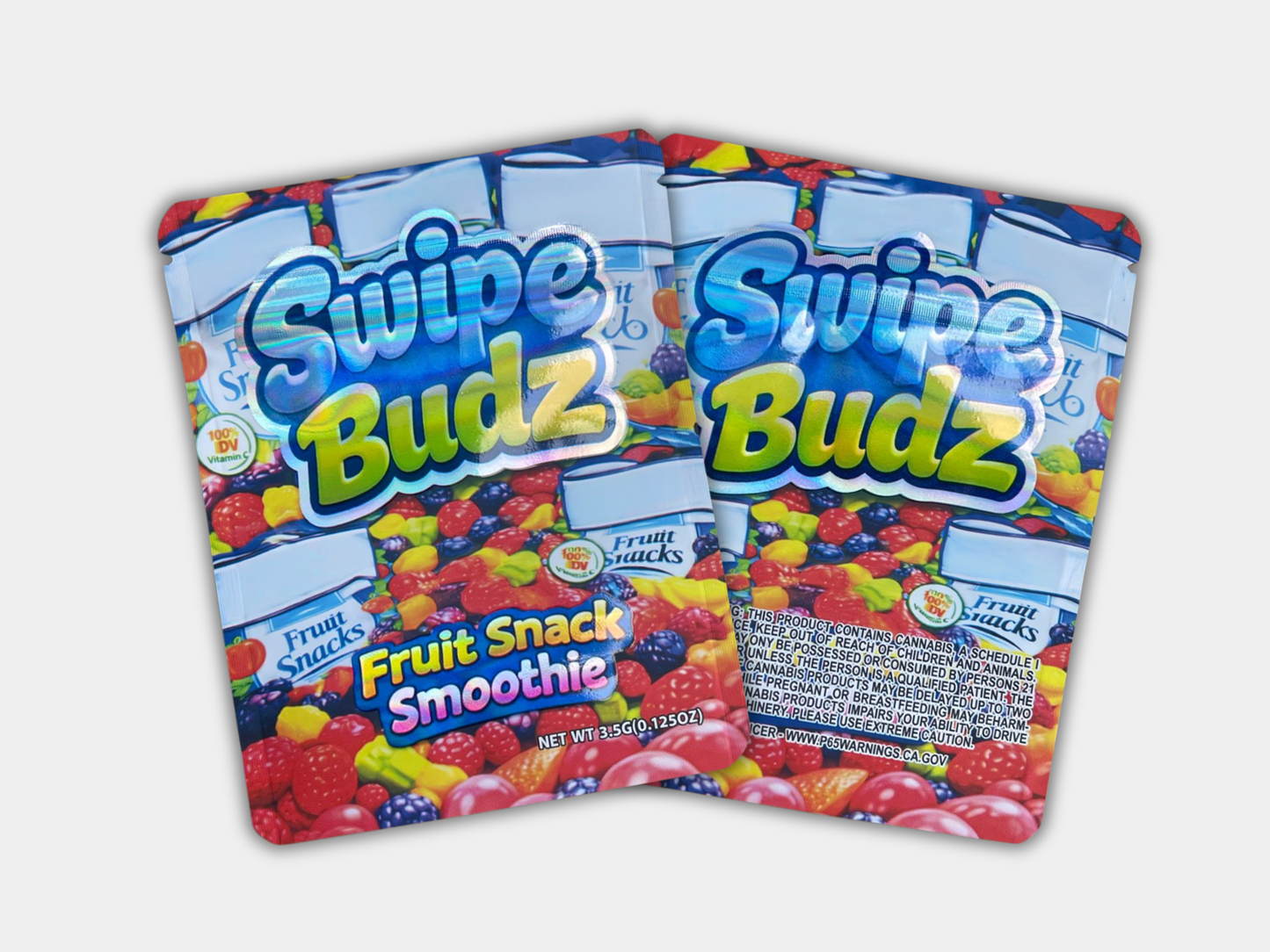 Swipe Budz Fruit Snack Smoothie 3.5G Mylar Bag