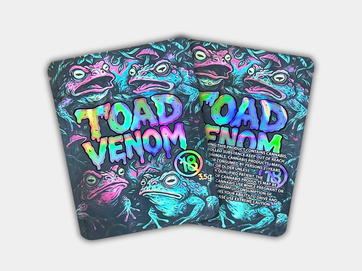 Toad Venom 3.5G Mylar Bag