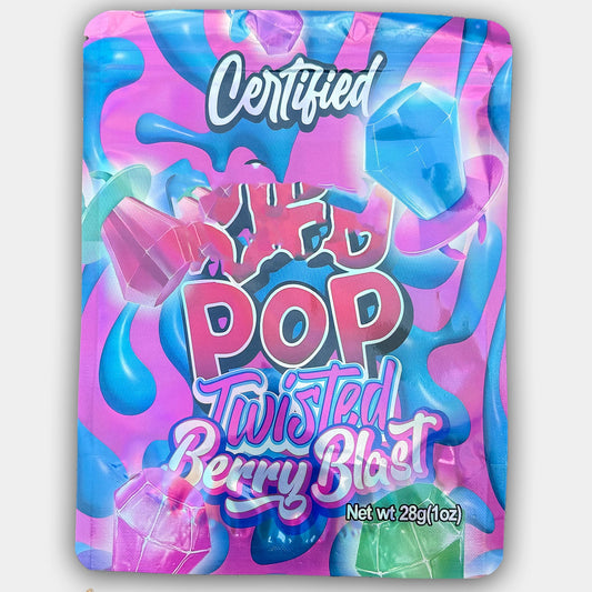 Twisted Berry Blast Mylar Bag 1 Ounce 