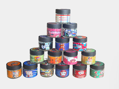 16 DESIGNS VARIETY PACK GLASS JARS WITH MASTER BOX (EMPTY JARS)