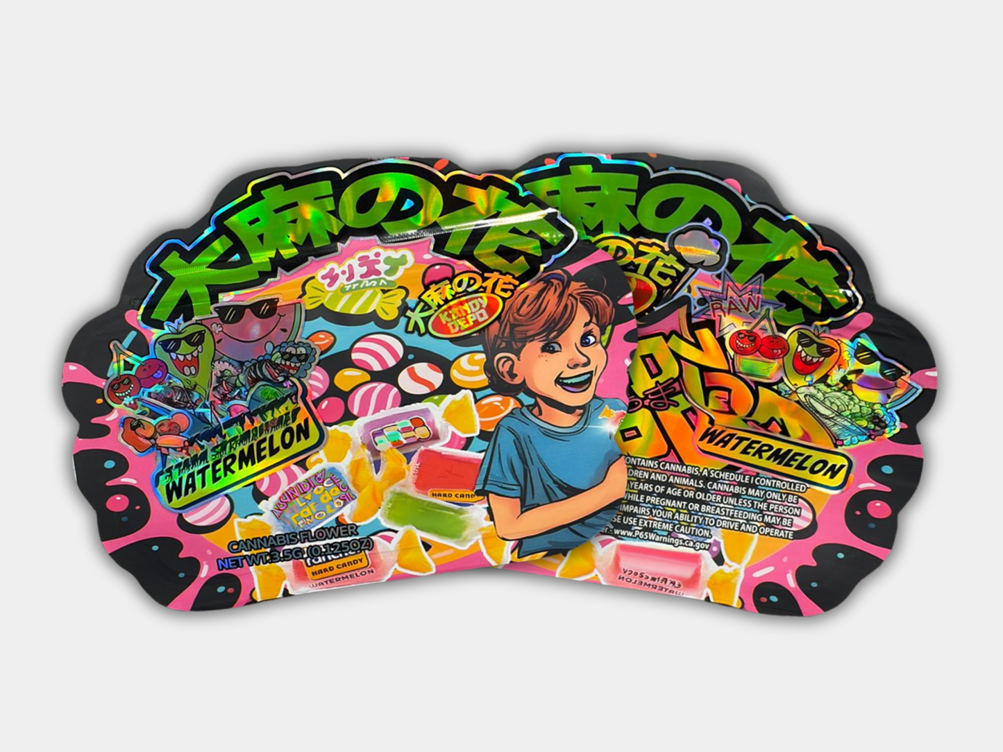 Watermelon 3.5G Mylar Bag