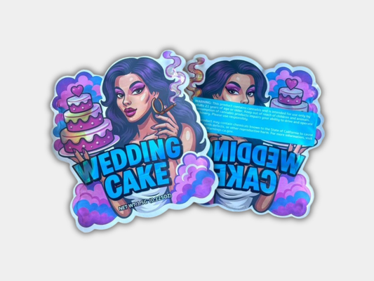 Wedding Cake 3.5G Mylar Bag
