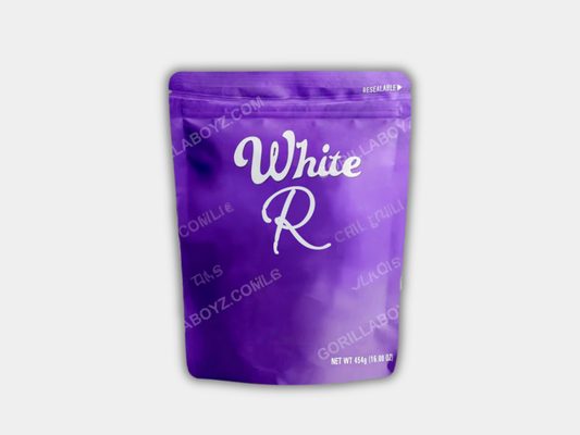White Mylar Bag 16 oz (1lb)