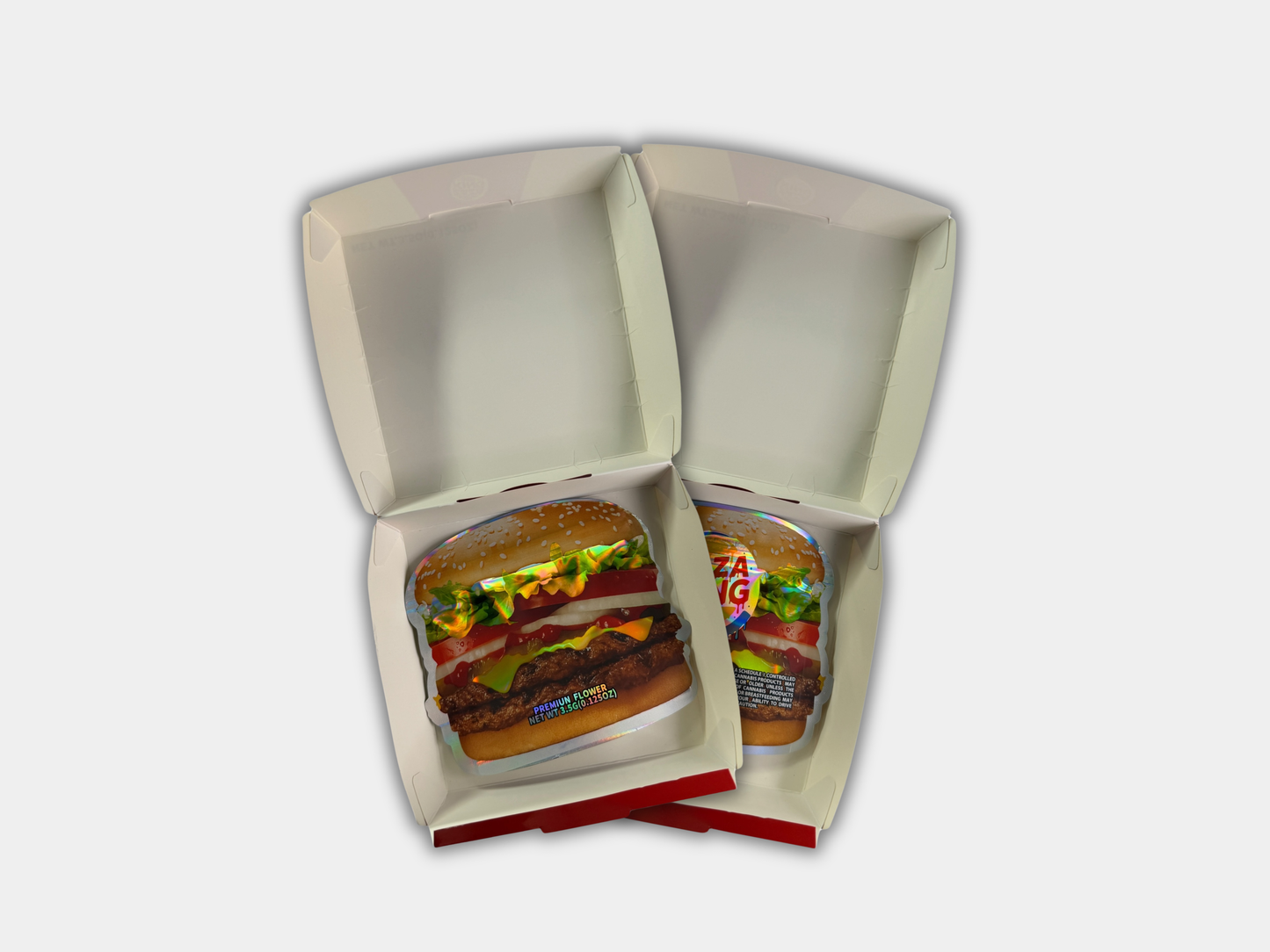 ZaZa King Double Zooper Mylar Bag + Matching Box (3.5G)