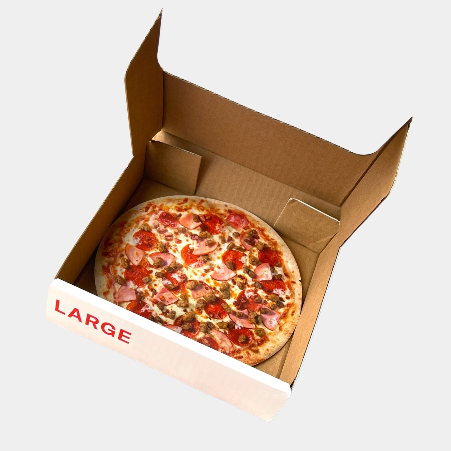 Zaminos Pizza Box with Mylar Bags 3.5g Box Packaging