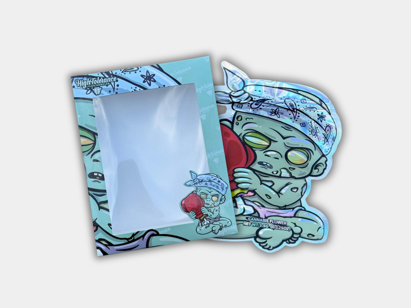 Zombie Candy Mylar Bag + Matching Box (3.5G)