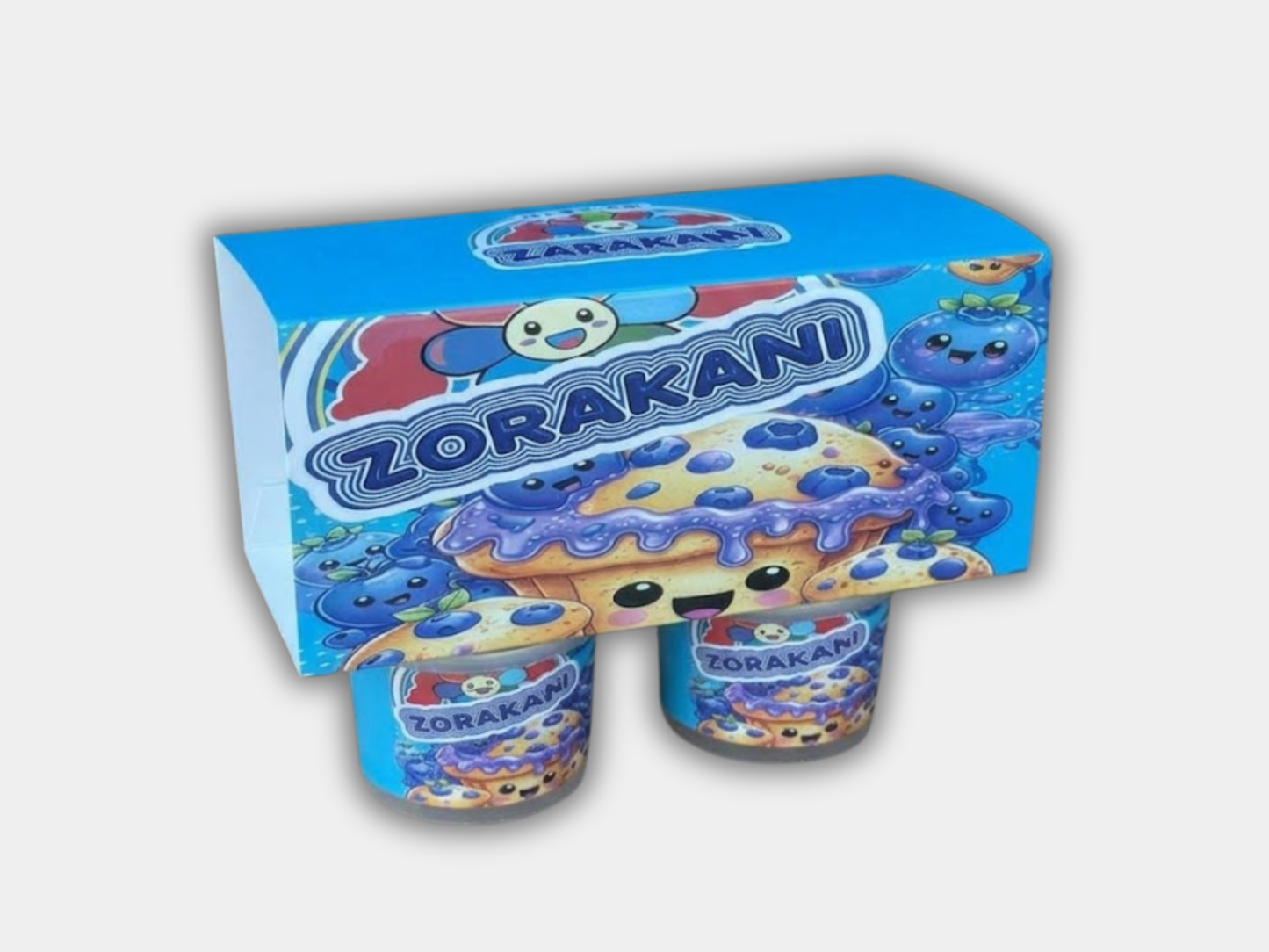 Zorakani 4 Jar Set with Box (3.5g Yogurt Jar Set)