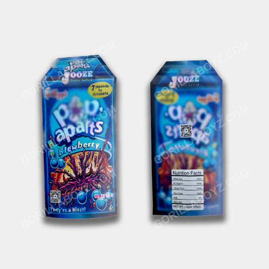 Aparts Blewberry 3.5 gram mylar bags