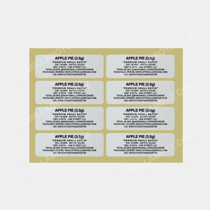 Apple Pie 3.5 gram stickers