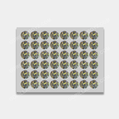 Red Velvet labels mylar bags stickers