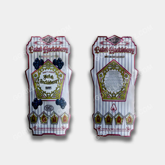 Baked Huckleberry mylar bags 3.5 grams