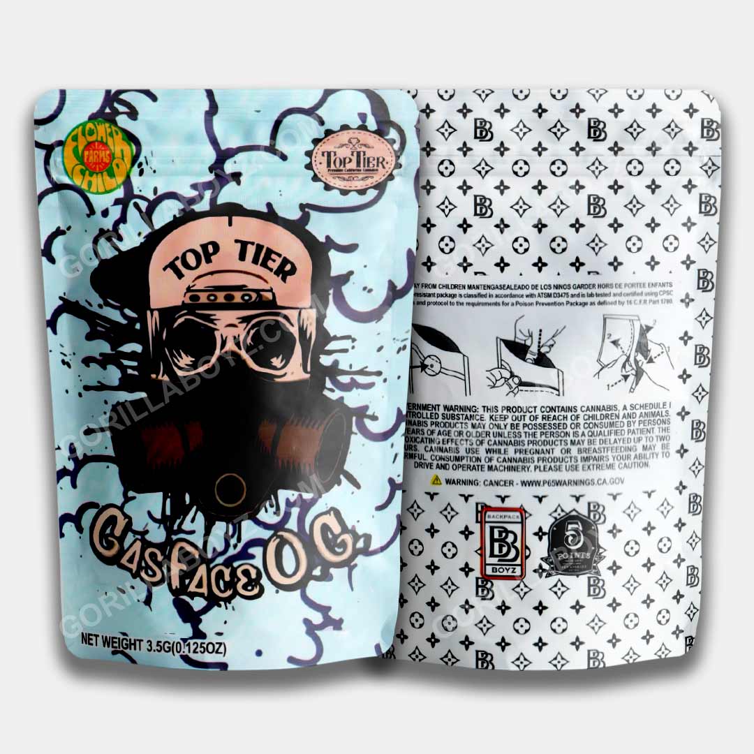 gas face og mylar bags