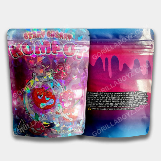 Berry Cherry Kompot mylar bags 3.5 grams