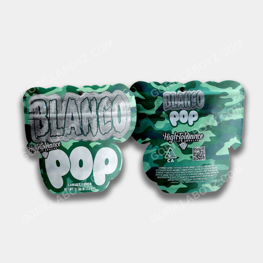 Blanco Pop mylar bags 3.5 grams
