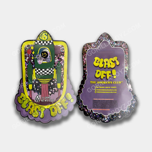 Blast Off 3.5 gram mylar bags