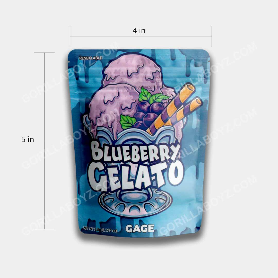 Blueberry Gelato Mylar Bag 3.5 Grams