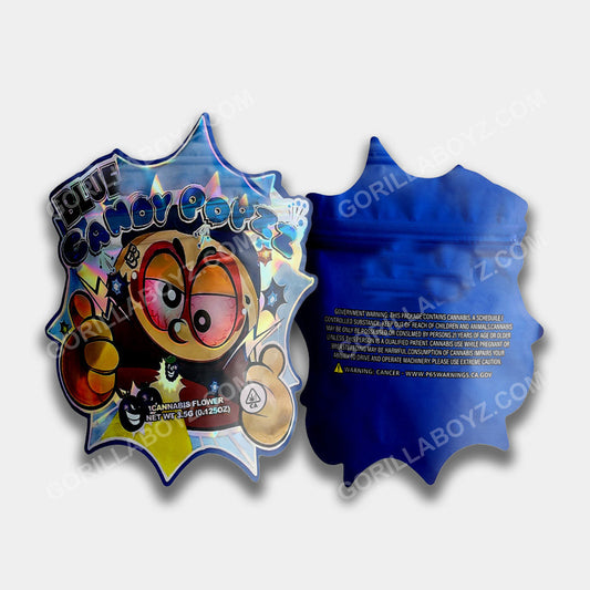 Blue Candy Popzz Mylar Bag 3.5 Grams