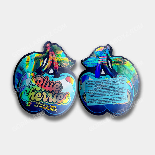 Blue Cherries mylar bags 3.5 grams