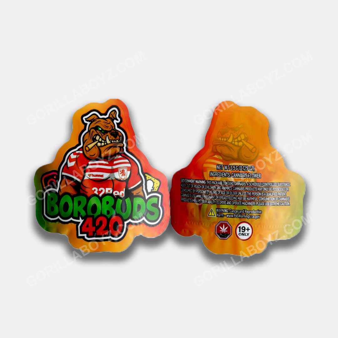 Borobuds 420 mylar bags 3D